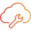 Cloud computing biểu tượng 64x64