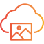 Cloud computing biểu tượng 64x64