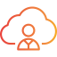 Cloud computing biểu tượng 64x64