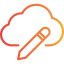 Cloud computing biểu tượng 64x64