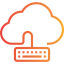 Cloud computing ícone 64x64