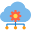 Cloud computing ícone 64x64