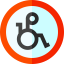 Disabled sign icône 64x64