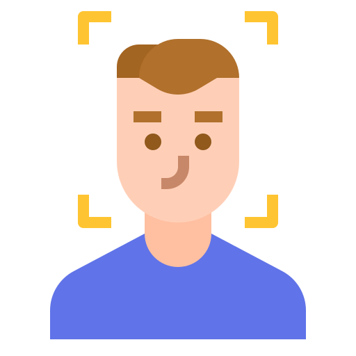 Face recognition icon