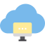 Cloud computing ícone 64x64