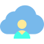 Cloud computing ícone 64x64