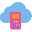 Cloud computing ícone 64x64