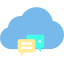 Cloud computing biểu tượng 64x64