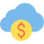 Cloud computing biểu tượng 64x64