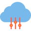 Cloud computing biểu tượng 64x64
