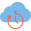 Cloud computing biểu tượng 64x64