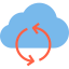 Cloud computing biểu tượng 64x64