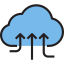 Cloud computing ícone 64x64