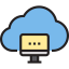 Cloud computing ícono 64x64