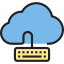 Cloud computing icon 64x64