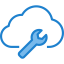 Cloud computing ícone 64x64