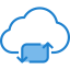 Cloud computing ícone 64x64