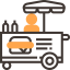 Food cart icon 64x64
