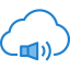 Cloud computing ícone 64x64
