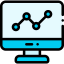 Line graph icon 64x64
