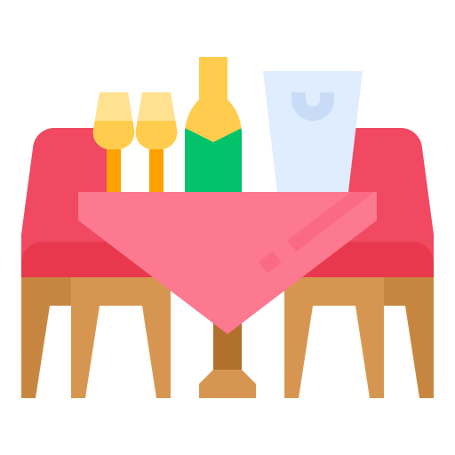 Dinner table icon