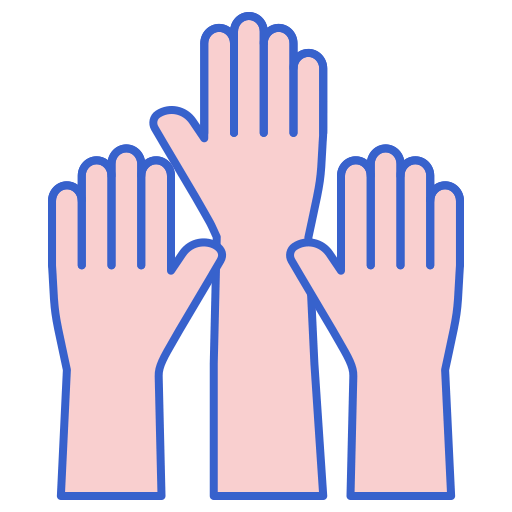 Hands up 图标