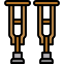 Crutches icon 64x64