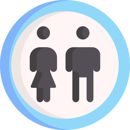 Use restrooms icon