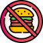 No food ícono 64x64