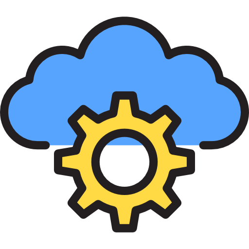 Cloud computing icon
