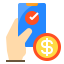 Online money icon 64x64