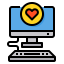 Online dating icon 64x64