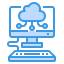Cloud computing ícono 64x64