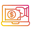 Online money icon 64x64