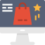 Online shopping icon 64x64