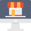 Online shopping icon 64x64