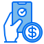 Online money icon 64x64
