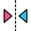 Mirror horizontally icon 64x64