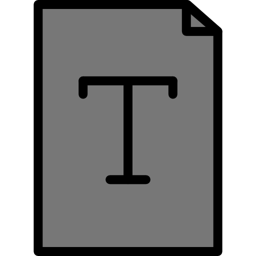 Text icon