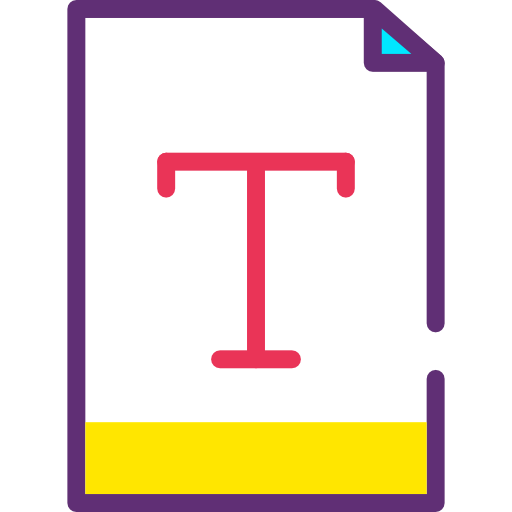 Text icon