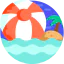 Beach ball ícono 64x64