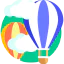 Hot air balloon icon 64x64