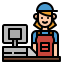 Cashier icon 64x64