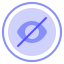 Not visible icon 64x64