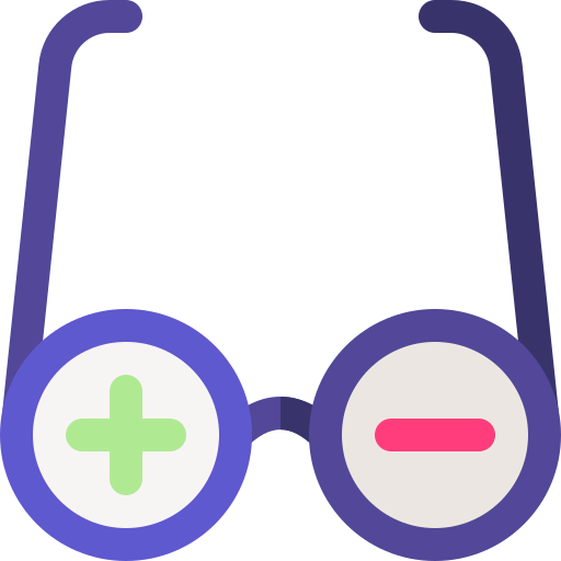 Testing glasses icon