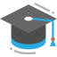 Graduation hat icon 64x64