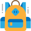 School bag icon 64x64