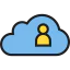 Cloud computing icon 64x64