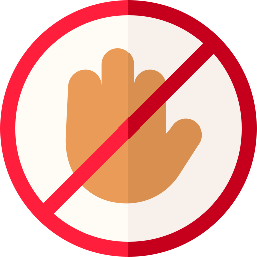 Do not touch icon