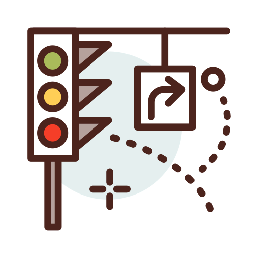 Traffic lights icon